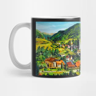 Village in the mountains Mug